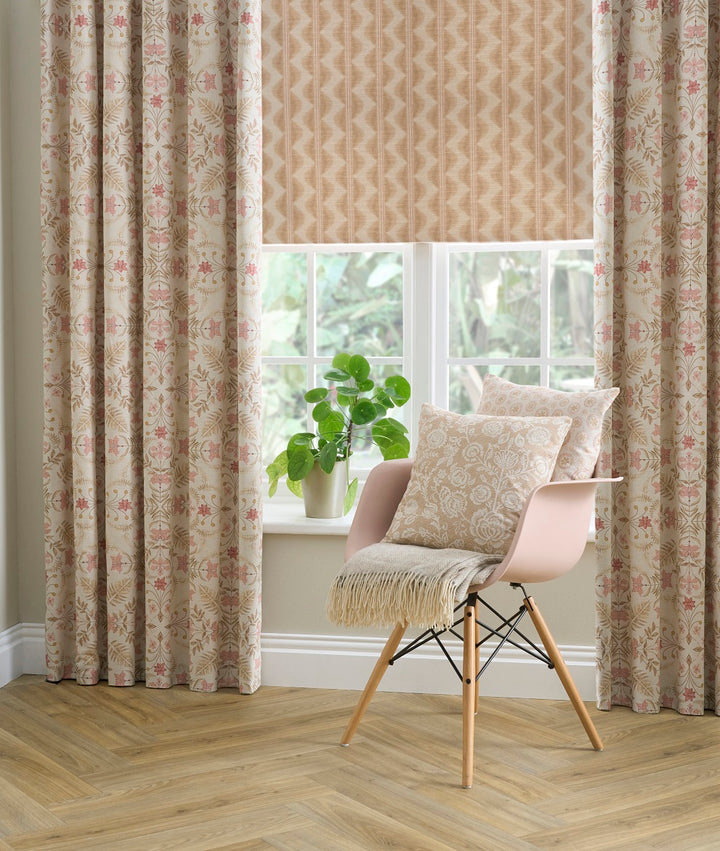 Chess Designs Fresco Latte Fabric