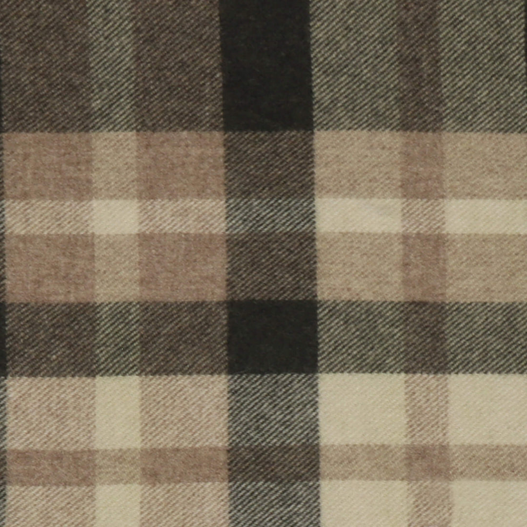 Joshua Ellis Classic Check Green Throw