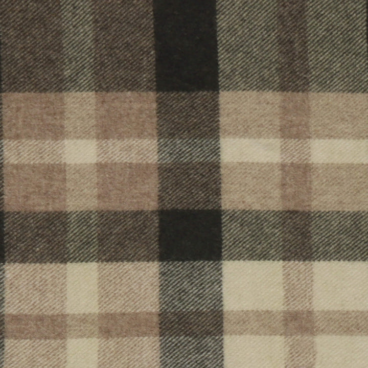 Joshua Ellis Classic Check Green Throw