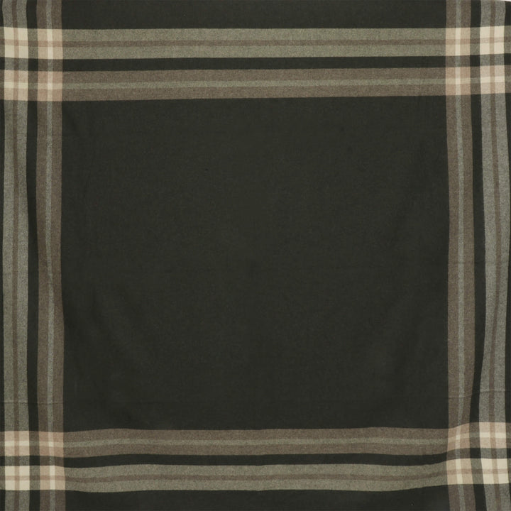 Joshua Ellis Classic Check Green Throw