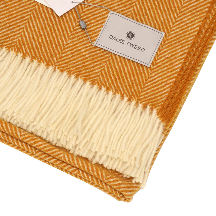 Bronte Herringbone Throw Pumpkin Spice