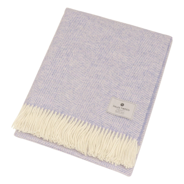Bronte Herringbone Throw Parma Violet