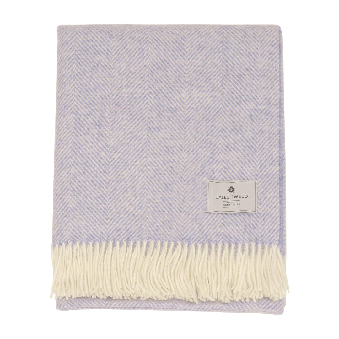 Bronte Herringbone Throw Parma Violet