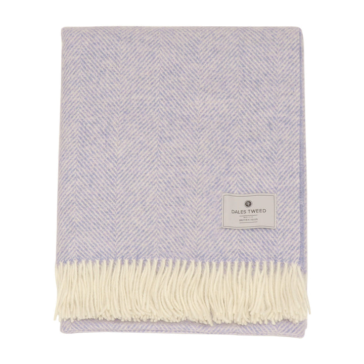 Bronte Herringbone Throw Parma Violet
