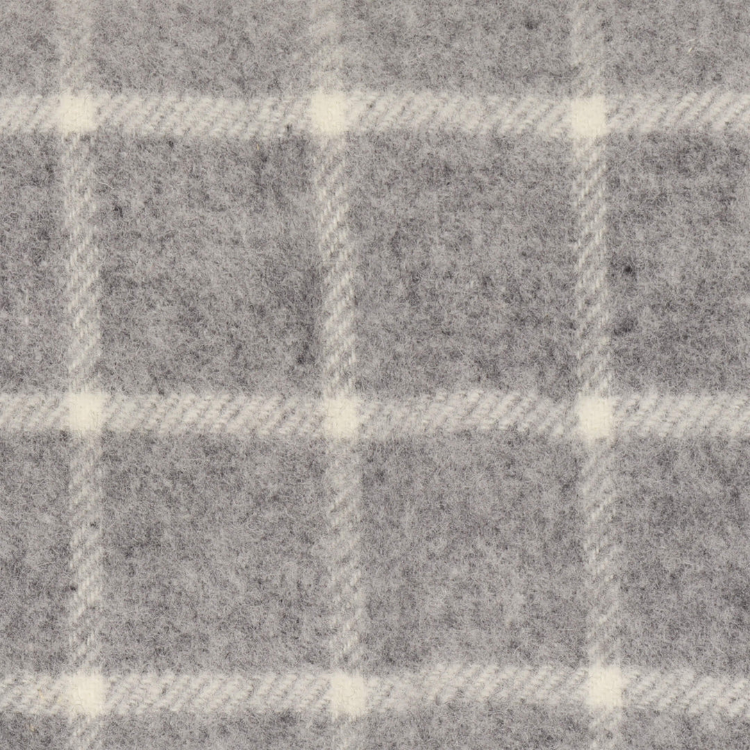 Tweedmill Chequered Grey Throw
