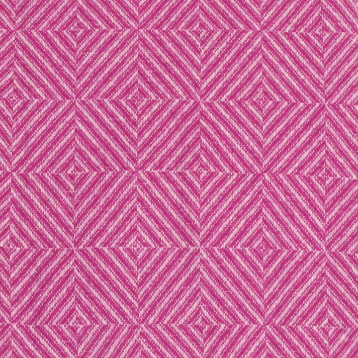 Dales By Moon Bright Diamond Merino Wool Throw Fuschia