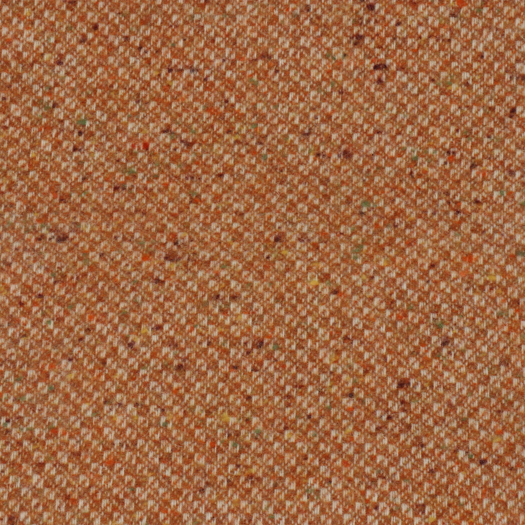 Bronte By Moon Donegal Wool Throw Orange