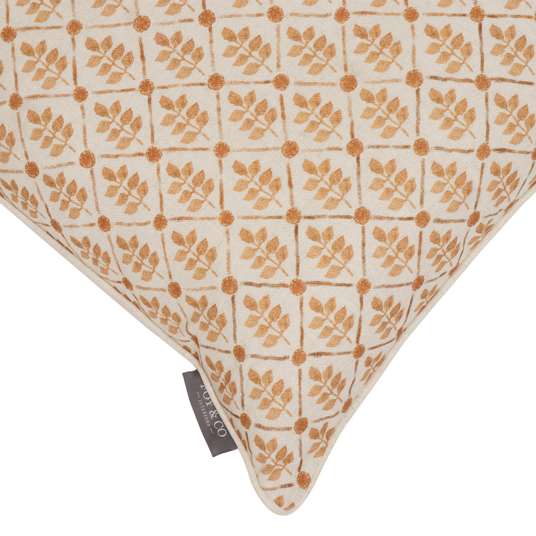 Ascott Terracotta 50x50cm Cushion