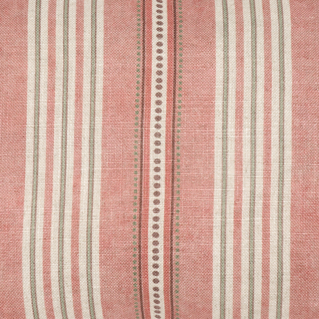 Ashbury Stripe Dusky Rose 60x40cm Cushion