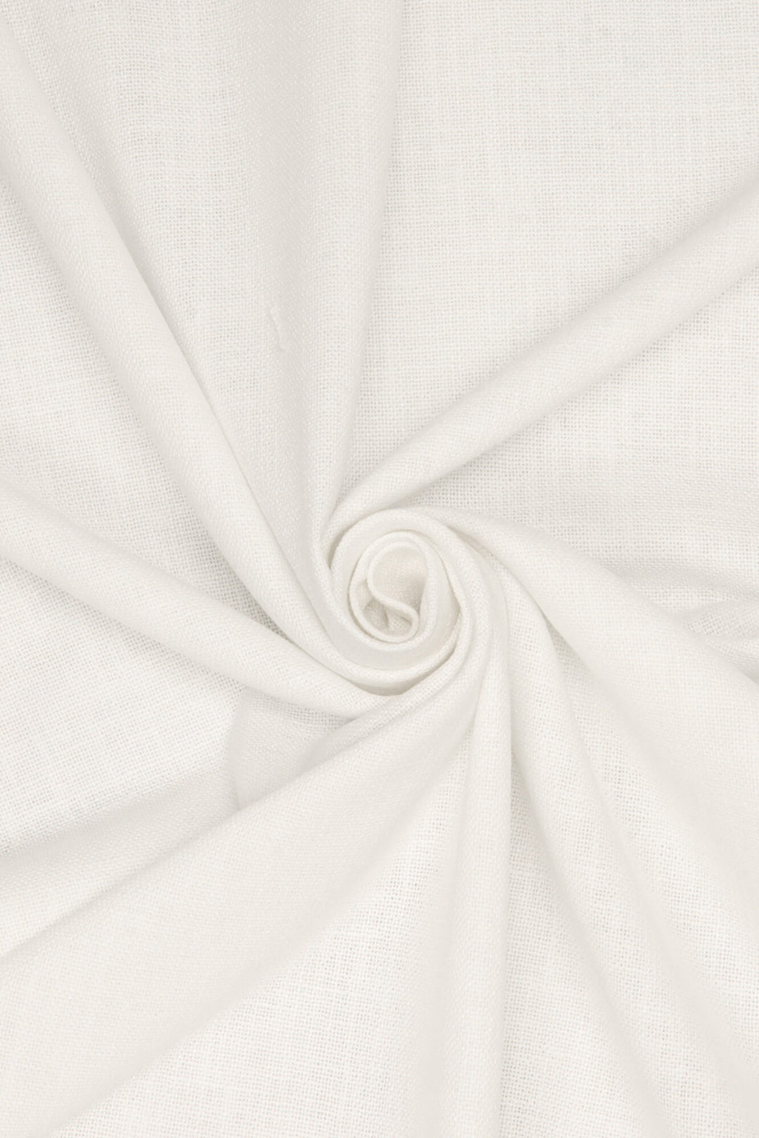 Skylar Plain Pearl White Fabric