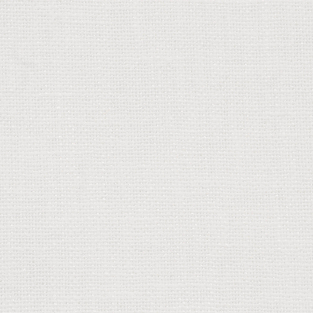 Skylar Plain Pearl White Fabric