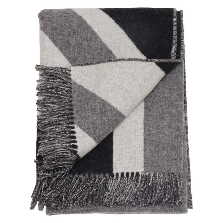 Bronte By Moon Union Jack Throw Grey