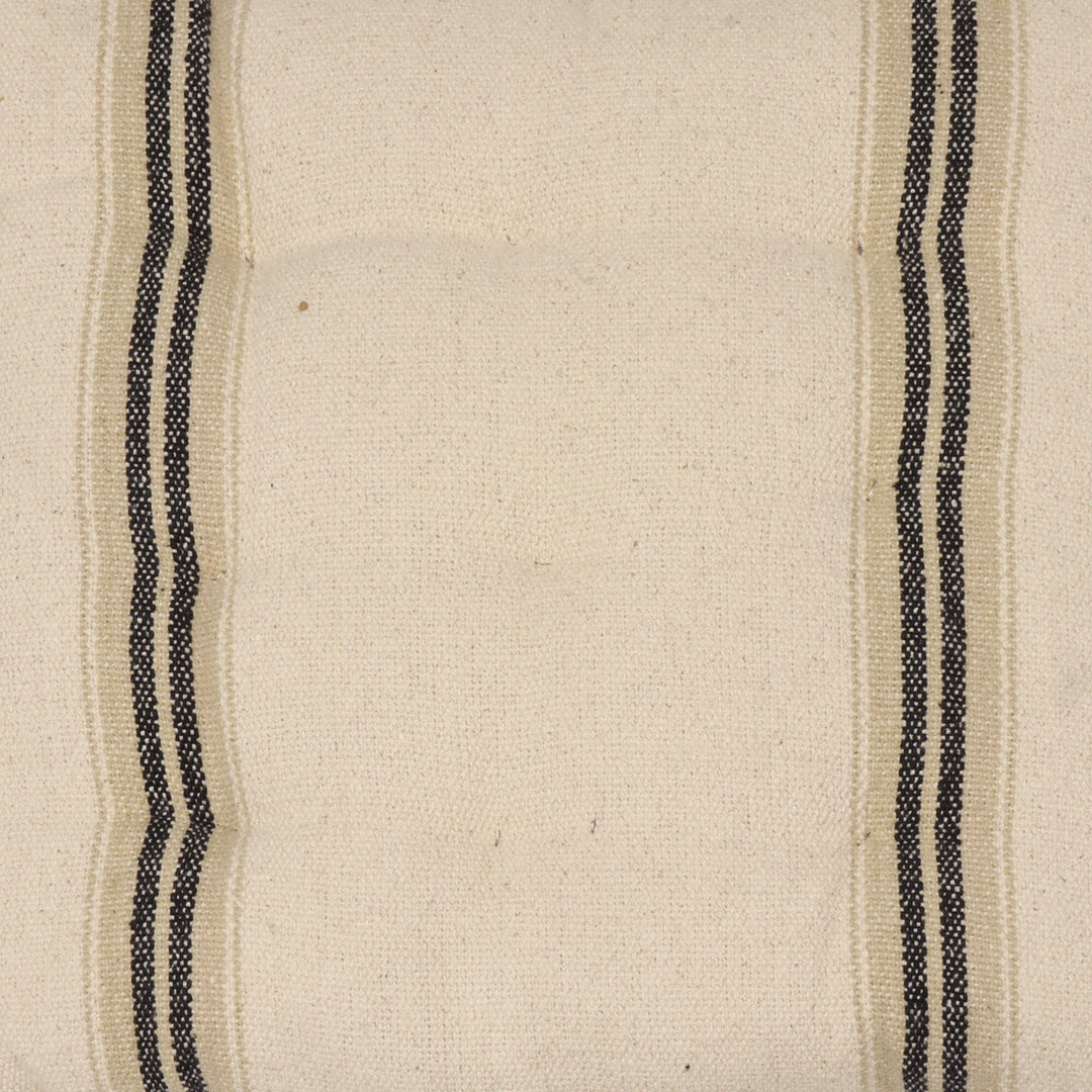 Donan Stripe Ebony Seat Pad