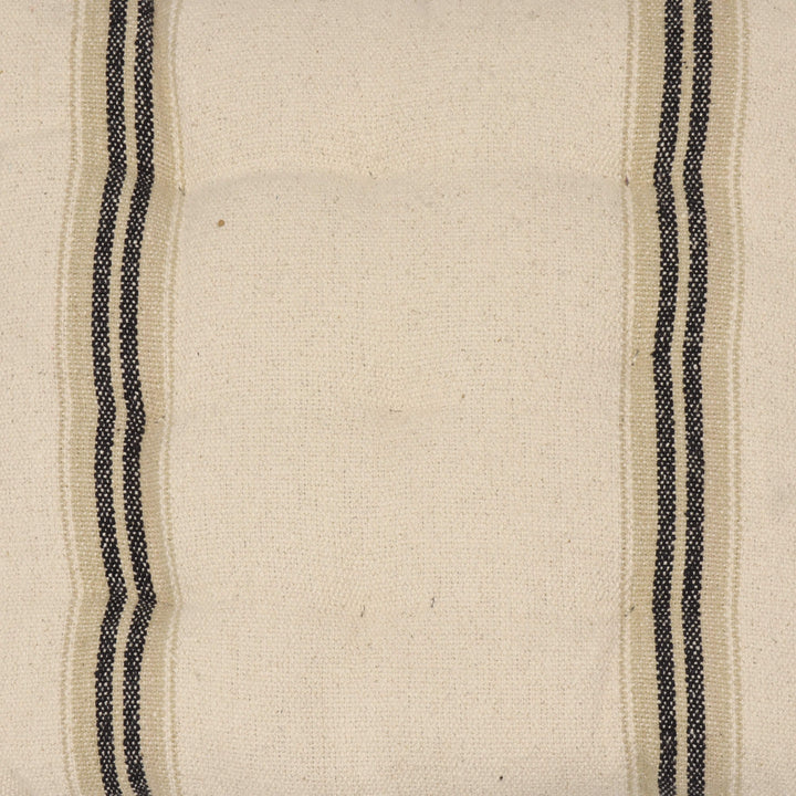 Donan Stripe Ebony Seat Pad