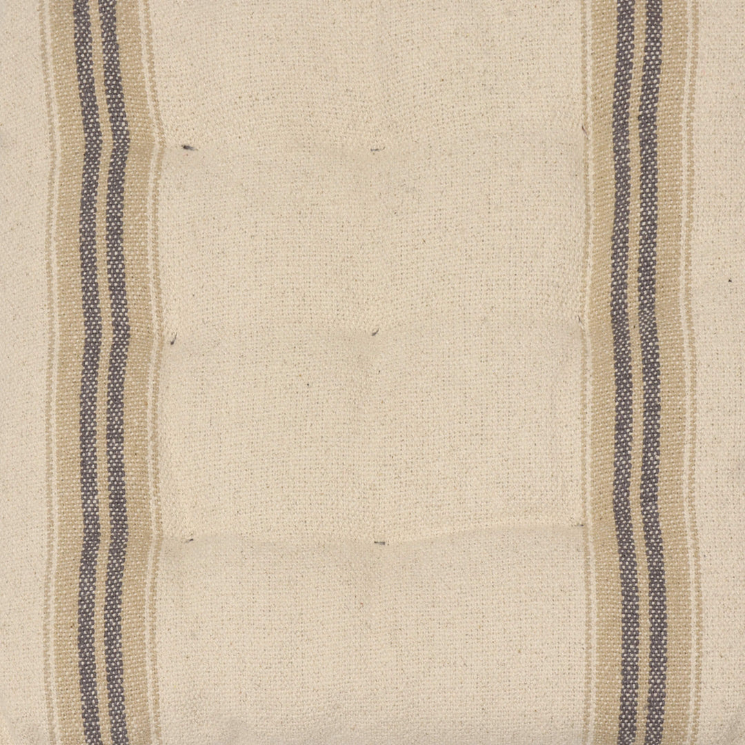 Donan Stripe Grey Seat Pad