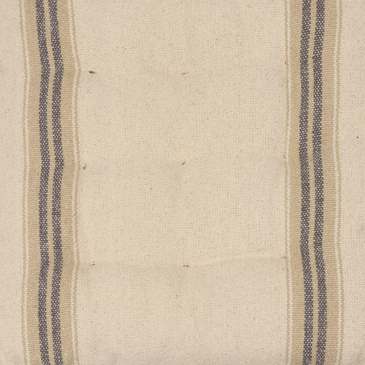 Donan Stripe Grey Seat Pad