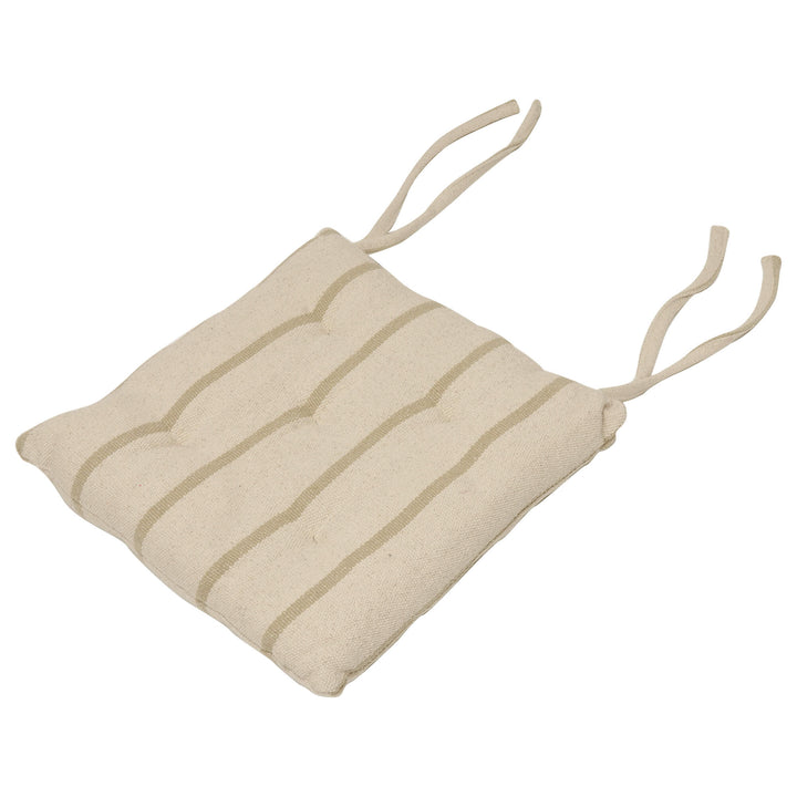 Austin Stripe Natural Seat Pad