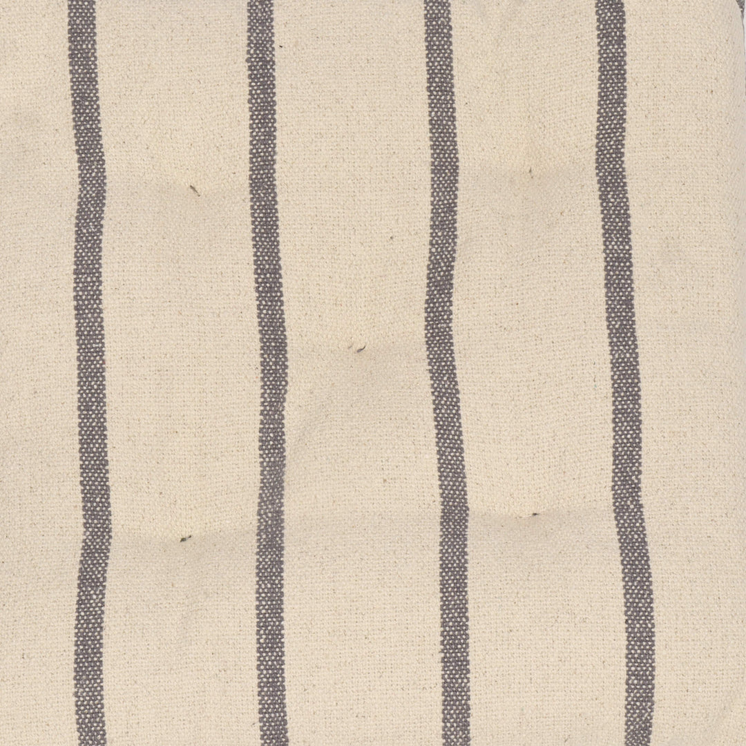 Austin Stripe Grey Seat Pad