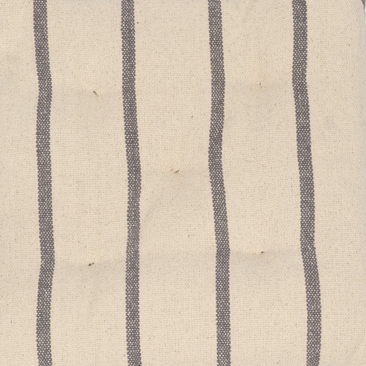 Austin Stripe Grey Seat Pad
