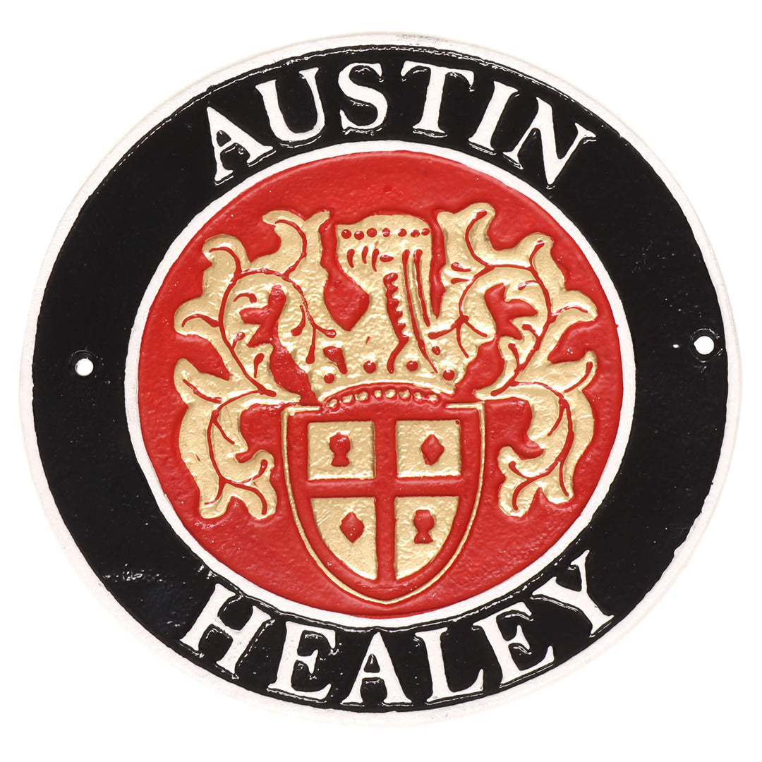 Austin Healey Cast Iron Wall Sign