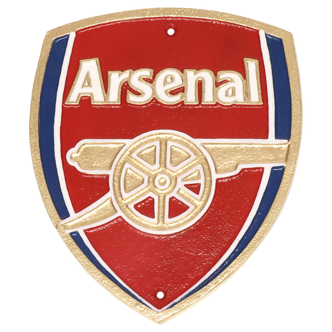 Arsenal Sign Color Arsenal Football Cast Iron Wall Sign – Foy & Co Interiors