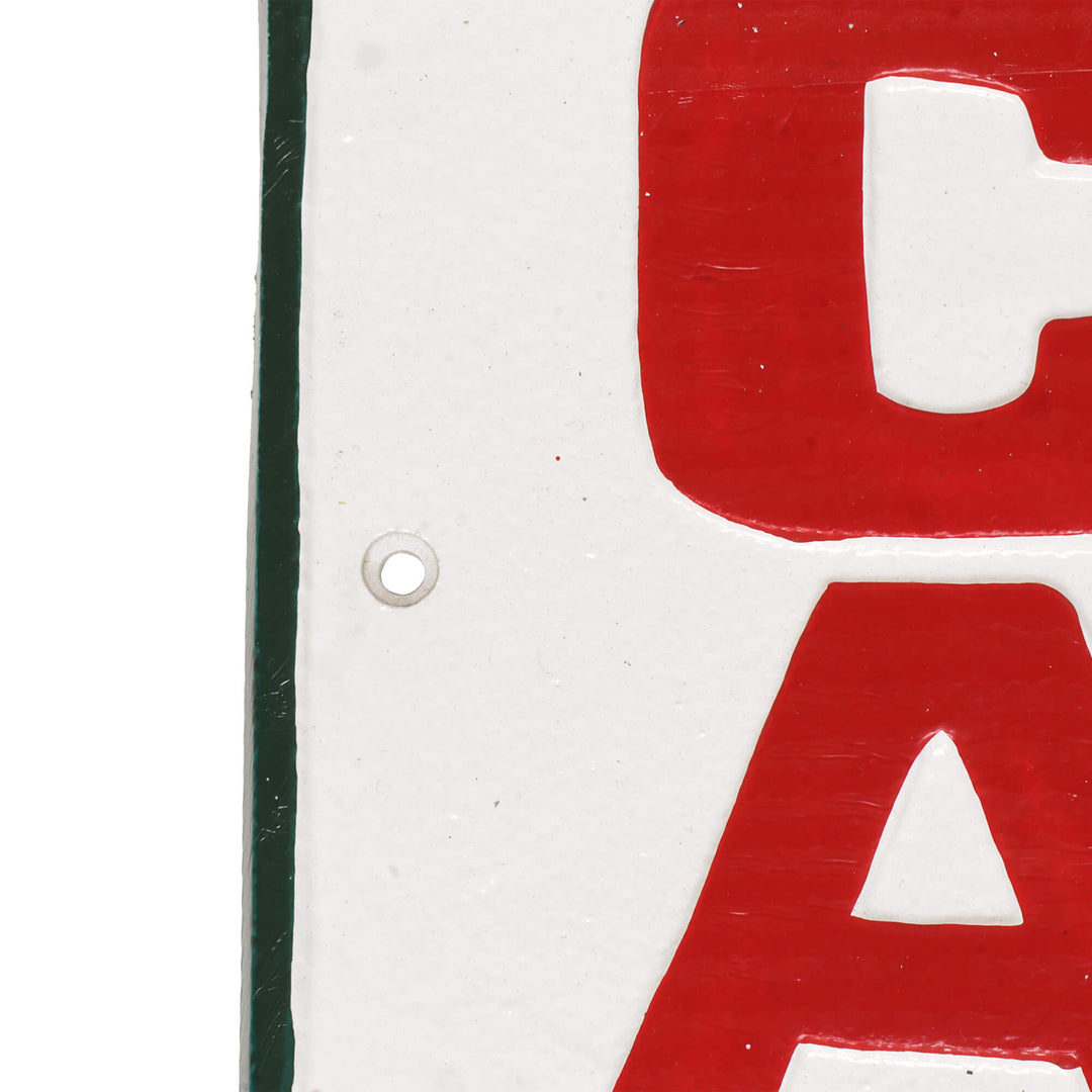 Castrol Ask For Large Cast Iron Wall Sign