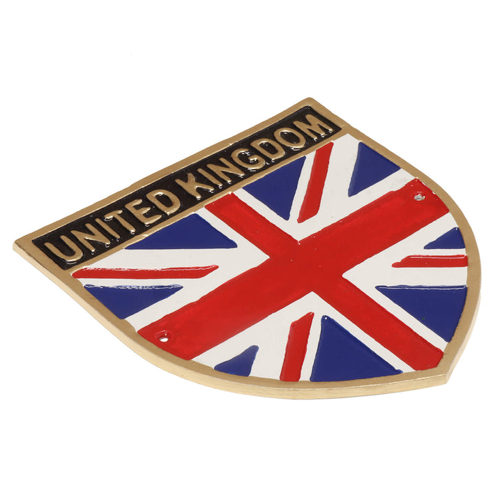 Union Jack Flag Cast Iron Wall Sign