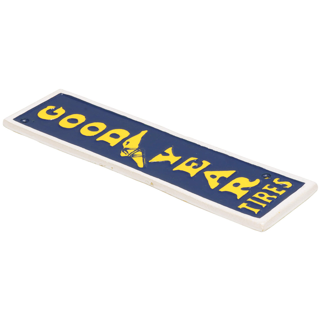 Goodyear Tires Cast Iron Wall Sign