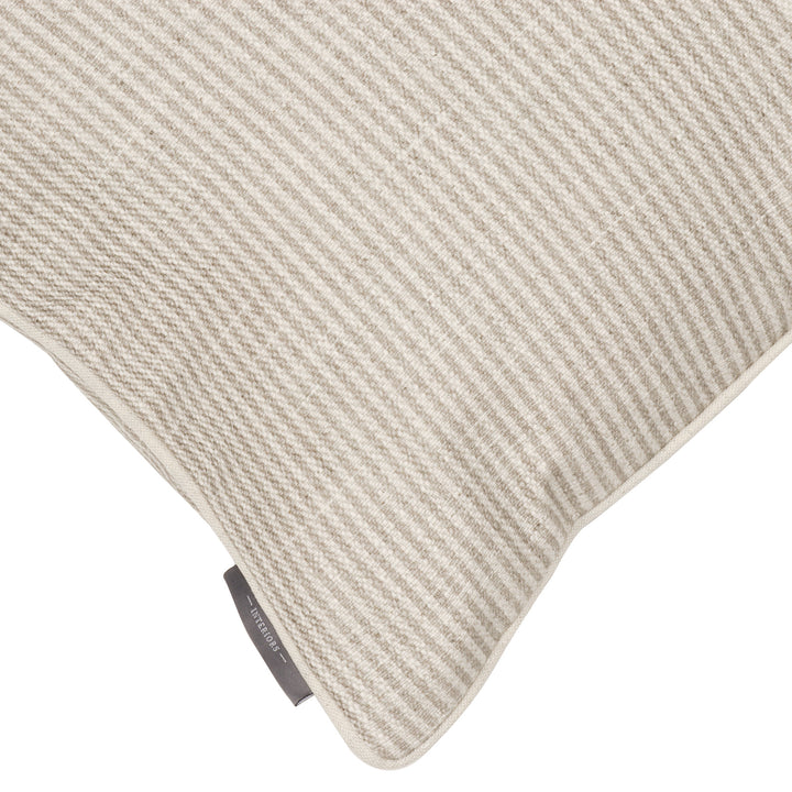 Cala Stripe Taupe/Yellow 60x40cm Cushion