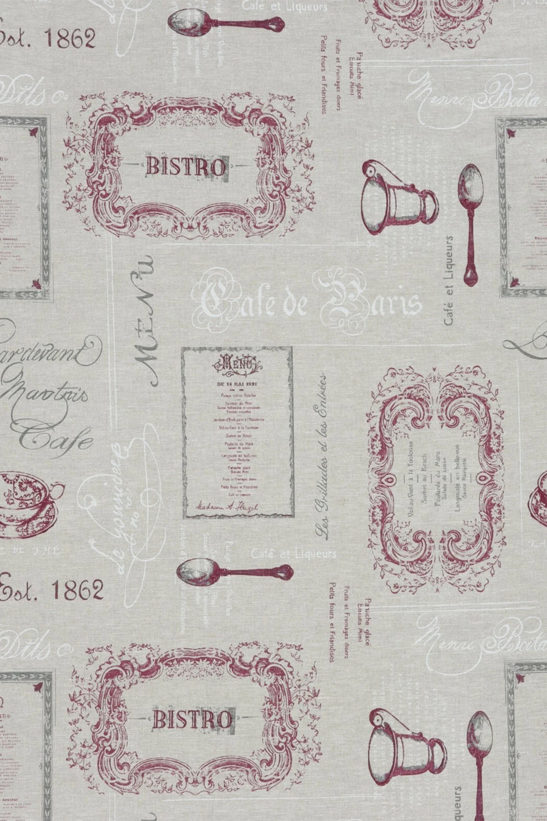 Clearance Clarke &amp; Clarke Bistro Linen Fabric