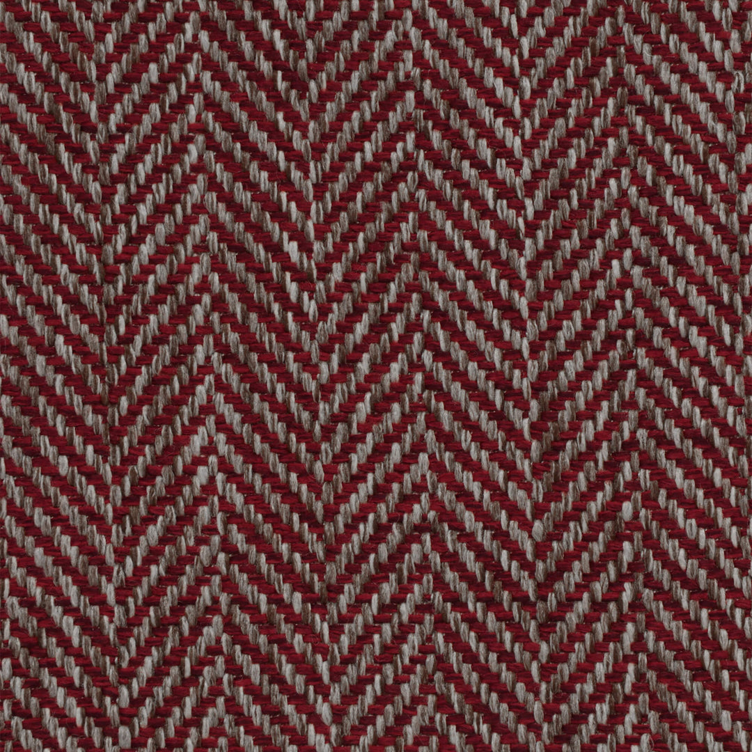 Clearance Prestigous Textiles Herringbone Ruby Fabric