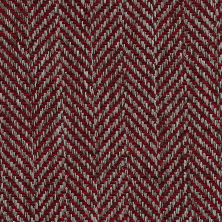 Clearance Prestigous Textiles Herringbone Ruby Fabric