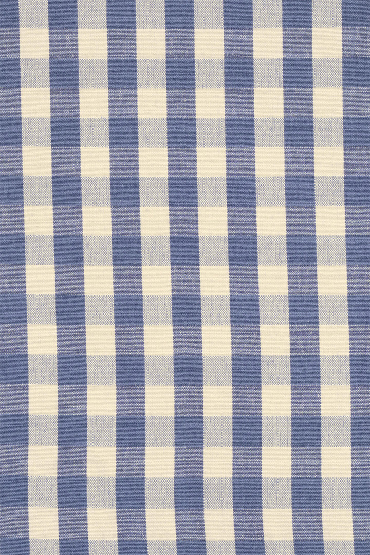 Clearance Taylor Gingham Blue Fabric