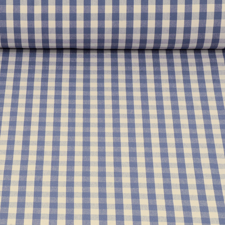 Clearance Taylor Gingham Blue Fabric