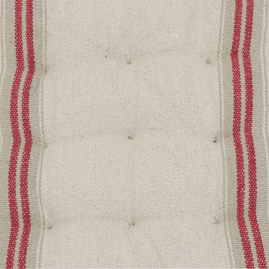 Donan Stripe Red Seat Pad