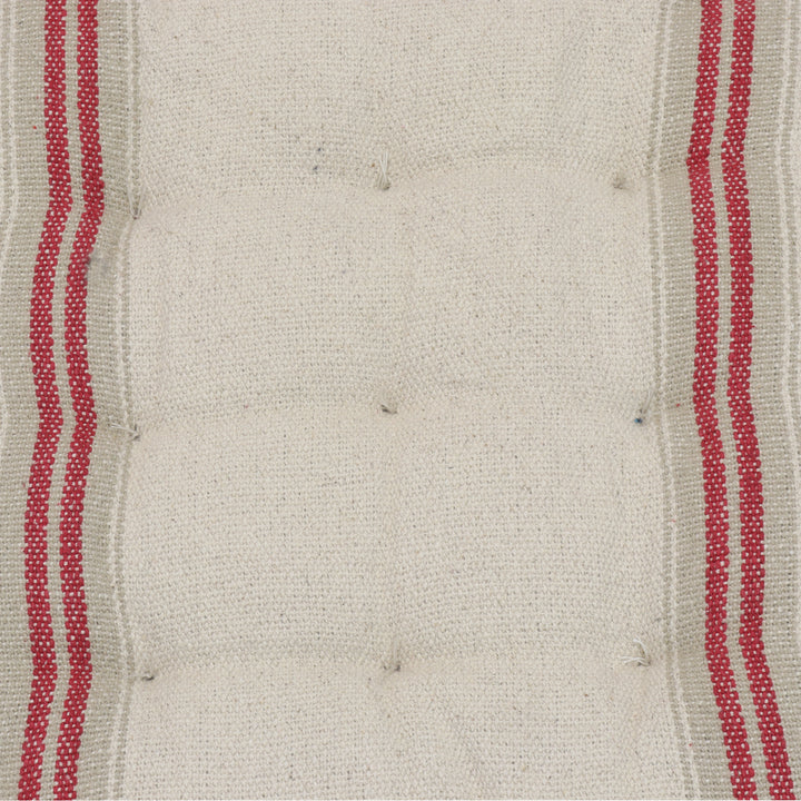 Donan Stripe Red Seat Pad