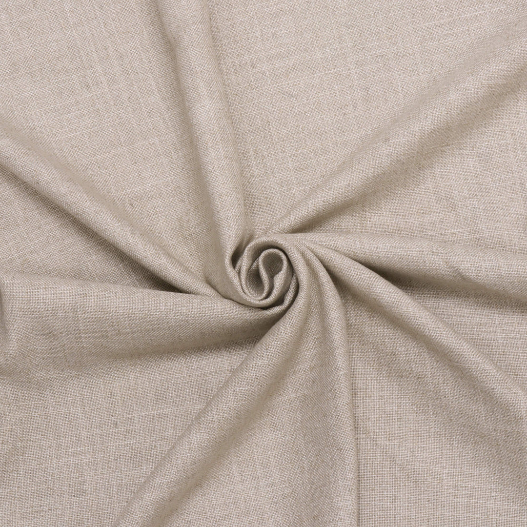 Dorada Plain Natural Double Width Fabric