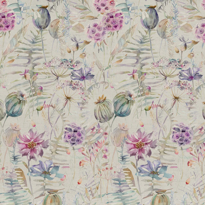 Voyage Maison Edenmuir Raspberry Linen Fabric
