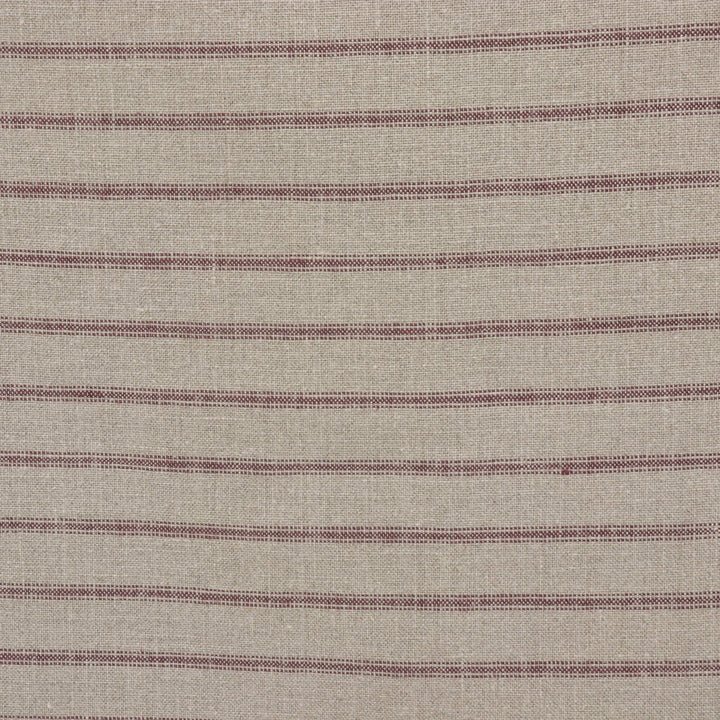 Art of the Loom Wexford Stripe Aubergine Linen Fabric
