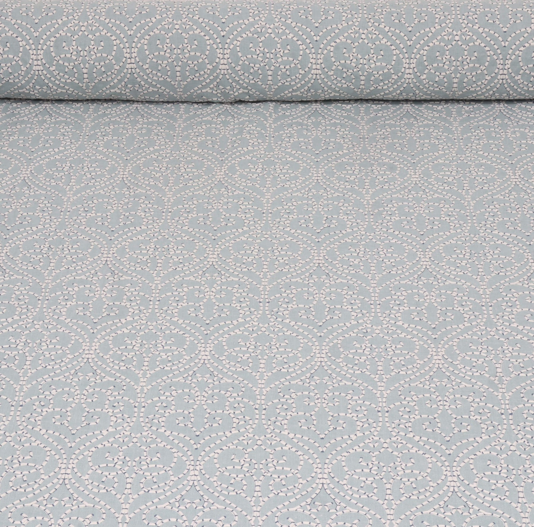 Fandango Duck Egg Fabric – Foy & Co Interiors