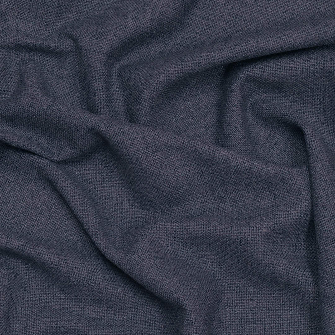Skylar Plain Ink Blue Fabric