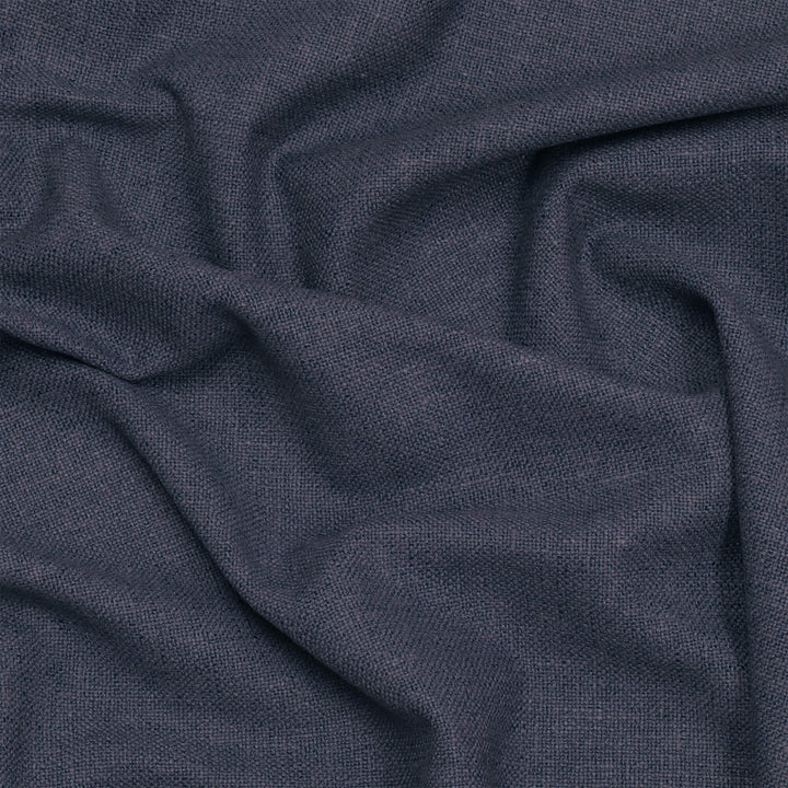 Skylar Plain Ink Blue Fabric