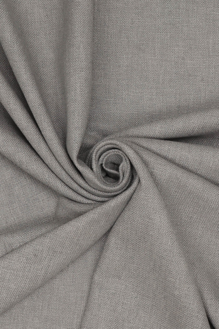 Skylar Plain Ash Grey Fabric