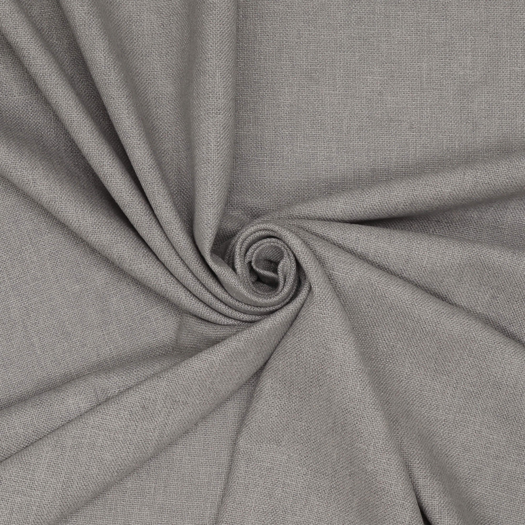 Skylar Plain Ash Grey Fabric