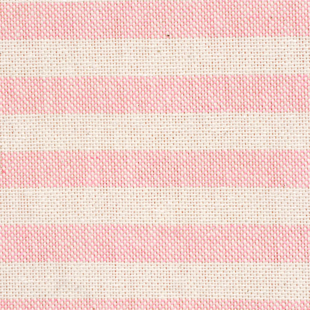 Oxford Stripe Blossom Pink Double Width Fabric