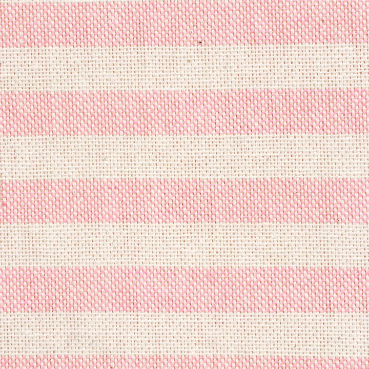 Oxford Stripe Blossom Pink Double Width Fabric
