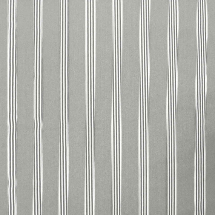 March Stripe Grey Fabric