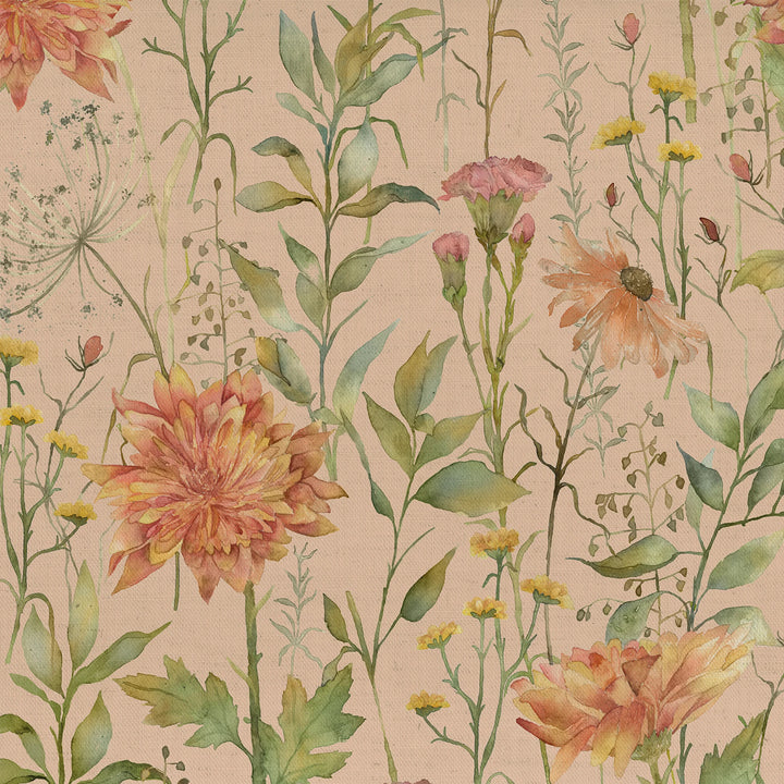 Voyage Delamere Apricot Fabric