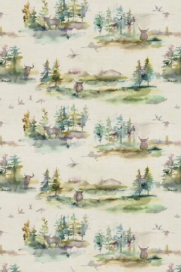 Voyage Caledonian Forest Topaz Fabric