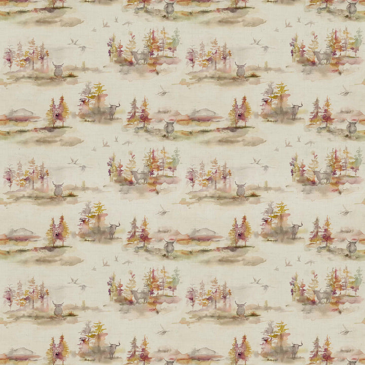 Voyage Caledonian Forest Plum Fabric
